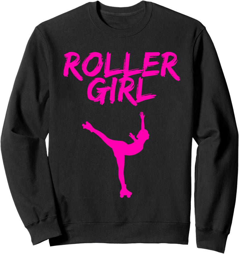 Roller Girl Rollkunstlauf. Für Rollergirl Rollschuh Mädchen Sweatshirt