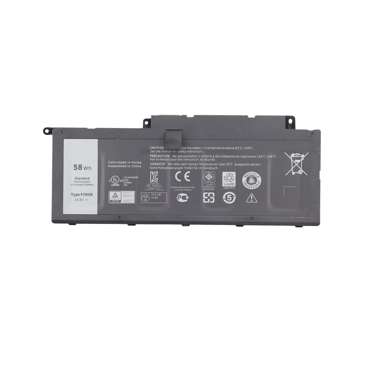 7XINbox 14.8V 58WH F7HVR G4YJM 062VNH T2T3J Ersatz Akku Batterie für Dell Inspiron 17 7737 7746 15 7