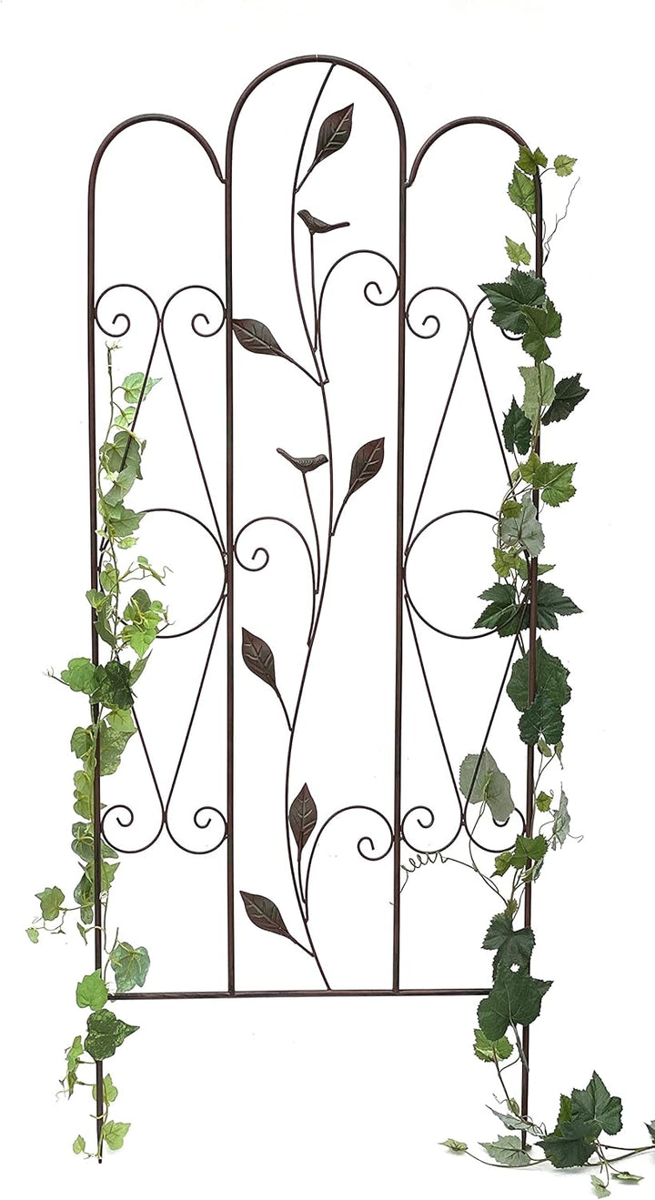DanDiBo Rankhilfe Metall Rankgitter 120 cm 93993 Kletterhilfe Bodenstecker Blumenhalter Ranksäule
