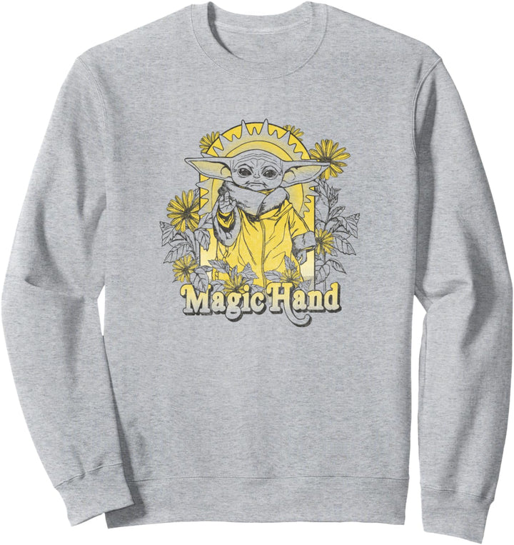 Star Wars The Mandalorian Floral Child Hand Sweatshirt