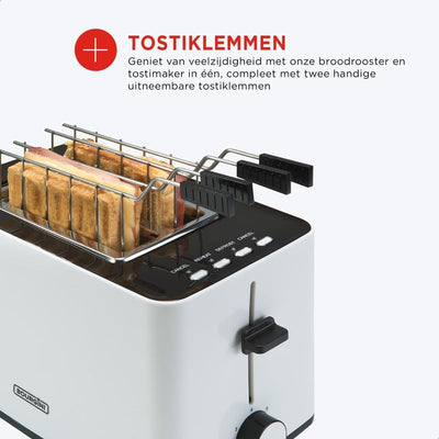 Bourgini Tosti Toaster - Toastmachine – Weiss