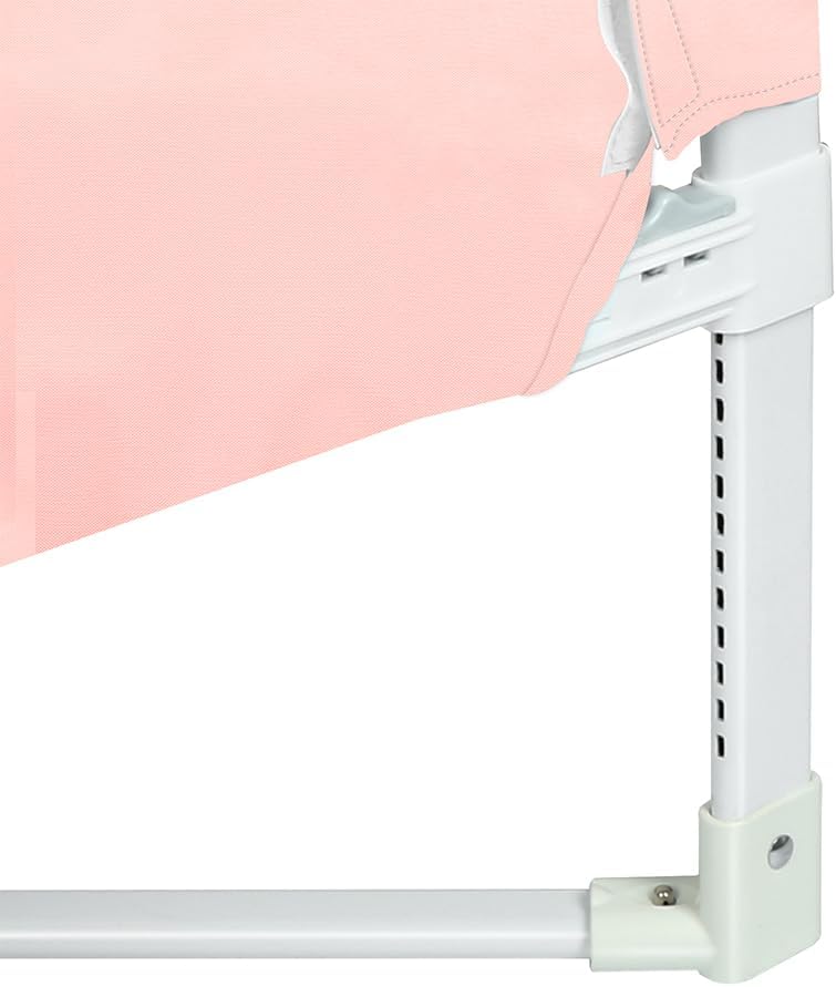 OHMG Bettgeländer,Sicherheitsgitter für Kinder,Sicherheitsgitter für Bett,höhenverstellbar,tragbar,B