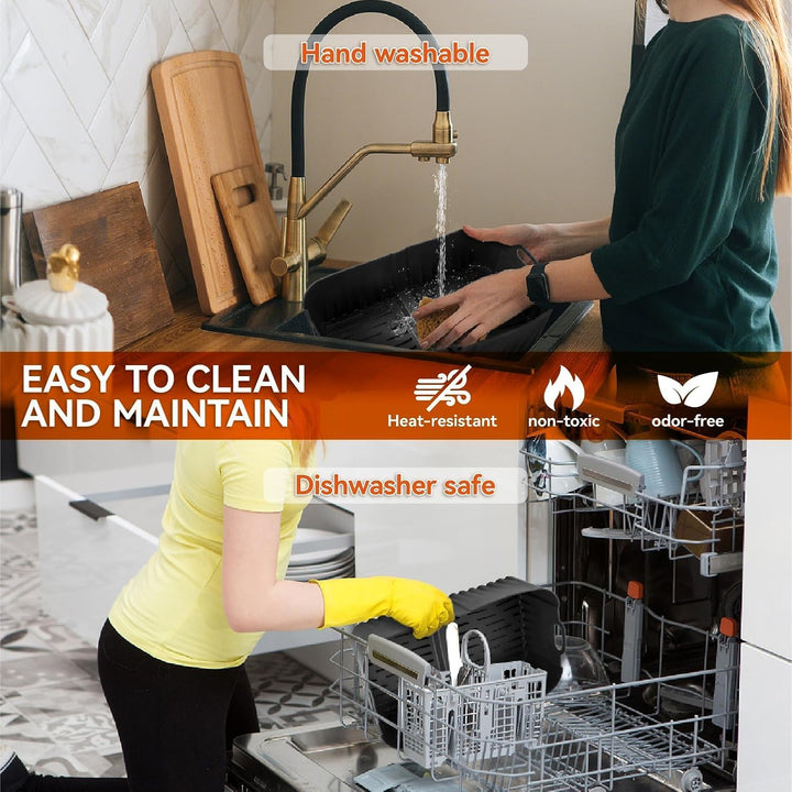 Silikonform Heissluftfritteuse für Ninja AF500EU Zubehör Foodi Flexdrawer 10.4 L Heissluftfritteuse