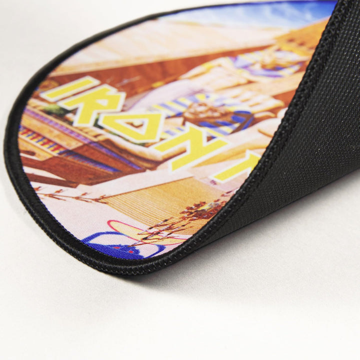 SUBSONIC-Iron Maiden - Anti-Rutsch-Mauspad XXL 90 mm x 40 mm mit Perlenbesatz - Offizielle Lizenz DC