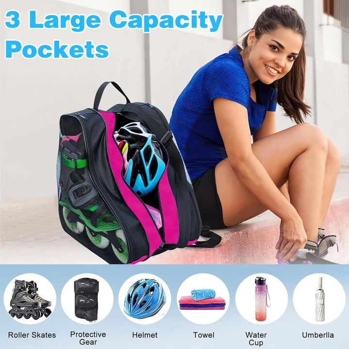 SLTAXAR Rollschuh Tasche Inliner Tasche Kinder Skatertasche Schlittschuhe Tasche für Inliner Ice Ska