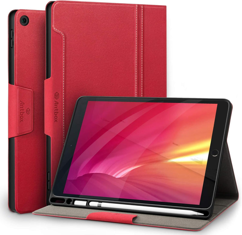 Antbox Hülle für iPad 10.2 (9. Generation/8. Generation/7. Generation) mit stifthalter Auto Schlaf/W
