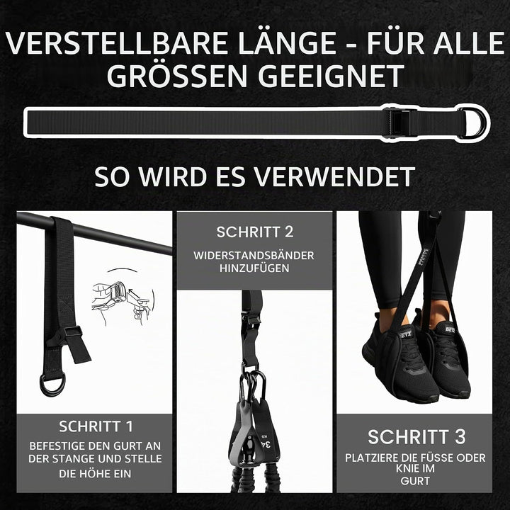 BREAKING LIMITS Klimmzughilfe - Widerstandsbänder Klimmzug Bänder - Pull Up Band - Klimmzugband - Wi