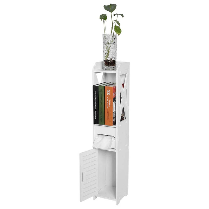 Ejoyous Schlanker Badezimmerschrank, Hoher Badezimmerschrank Boden Freistehend Eckschrank Schrank, f