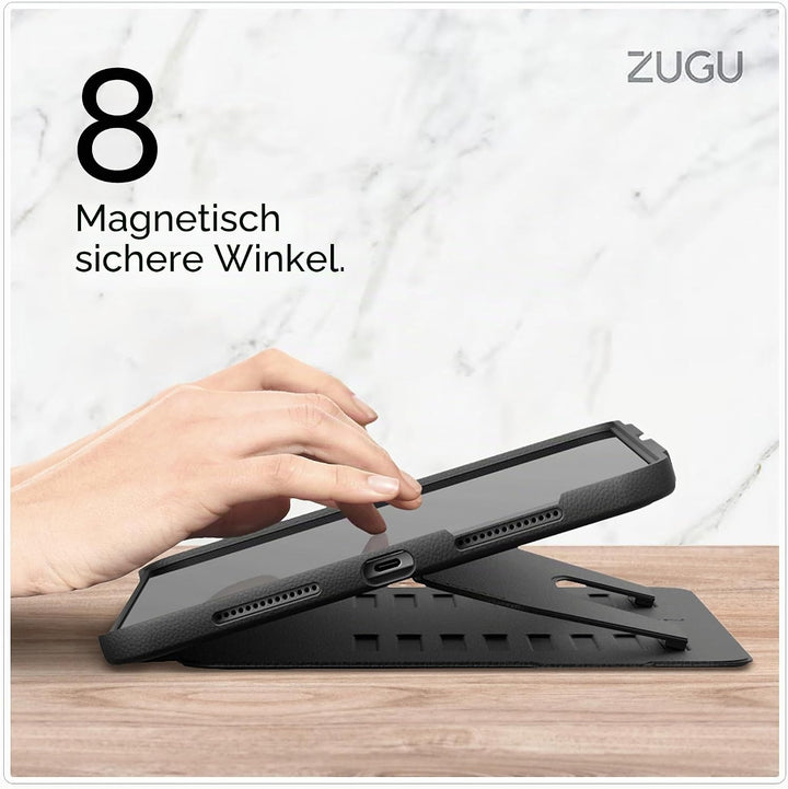 ZUGU iPad Air 5 / Air 4 Hülle 10.9 2022/2020 5. &amp; 4. Generation schlanke Schutzhülle 8 Winkel-Stände