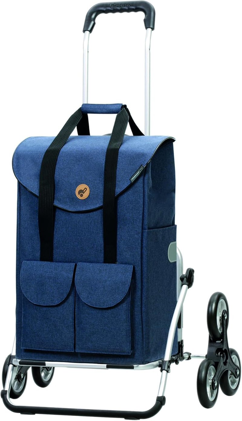 Andersen Shopper Royal XXL Sondermodell Treppensteiger Alu klappbar mit Rad Ø 3 x 13 cm und 54 Liter