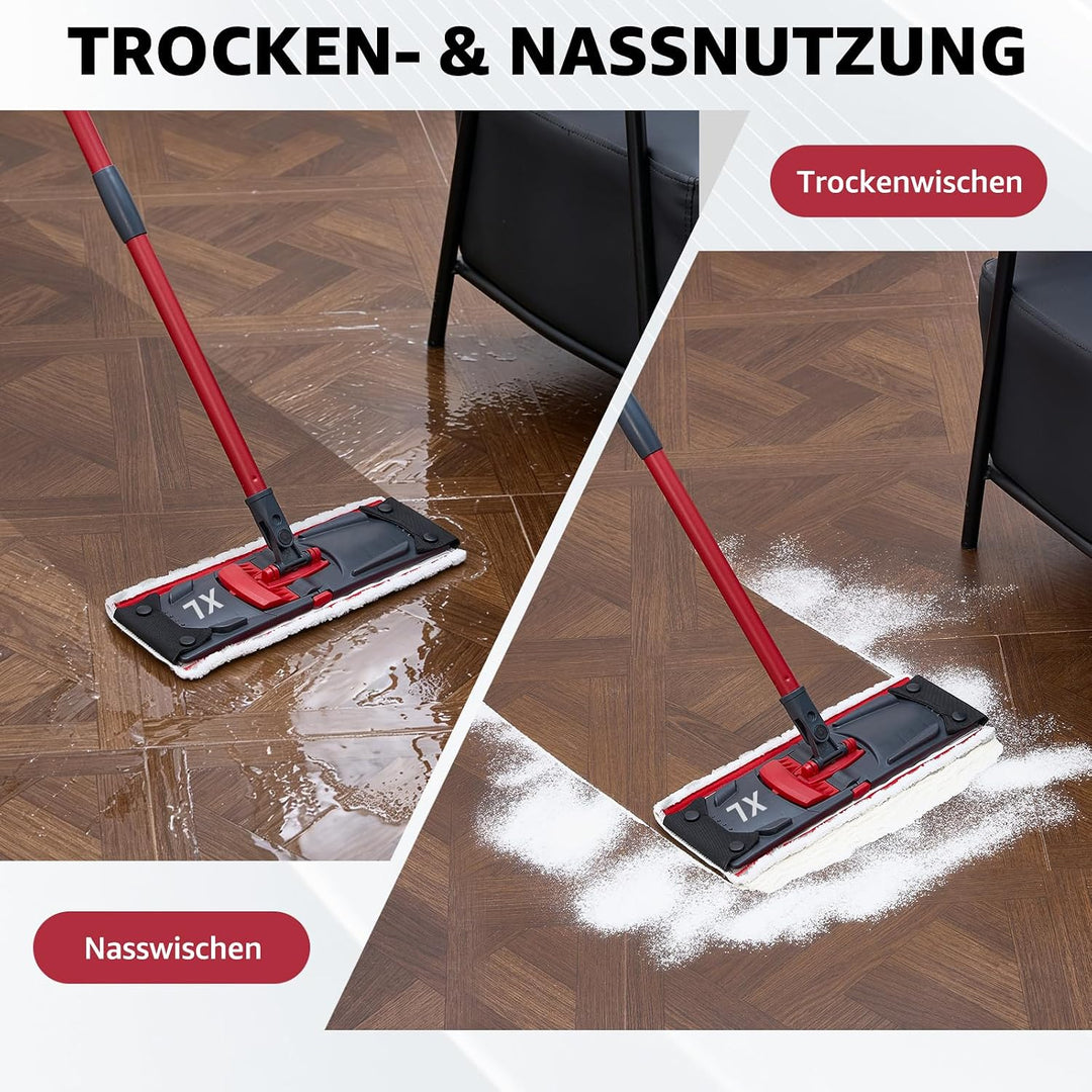 Ersatzbezug für Vileda Ultramax XL und Ultramax XL Turbo 2in1 Bodenwischer 3 Stück, 3 Stück