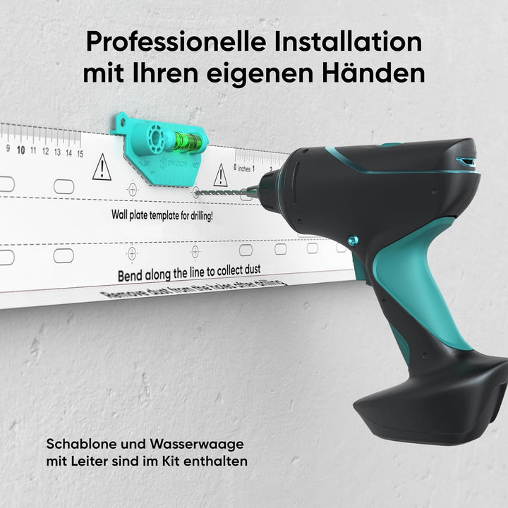 ONKRON TV Wandhalterung flach für 43-85 Zoll Bildschirm bis 68 kg, Ultra Slim Wandhalterung Fernsehe