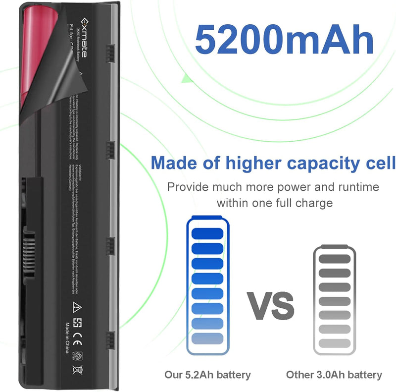 Exmate 5200mAh Akku MU06 MU09 593553-001 593554-001 593562-001 HSTNN-LB0W HSTNN-UB0W, für HP 240/245