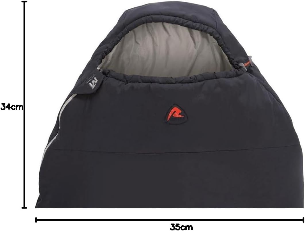Robens Unisex – Erwachsene Moraine Schlafsack, Braun, 220 x 85 x 53 cm
