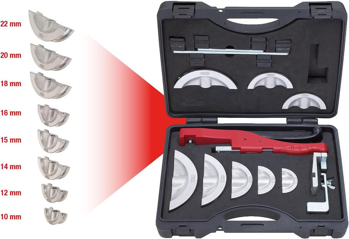 KS Tools 203.1400 Ratschen-Einhand-Biege-Satz 10-22 mm, 13-tlg