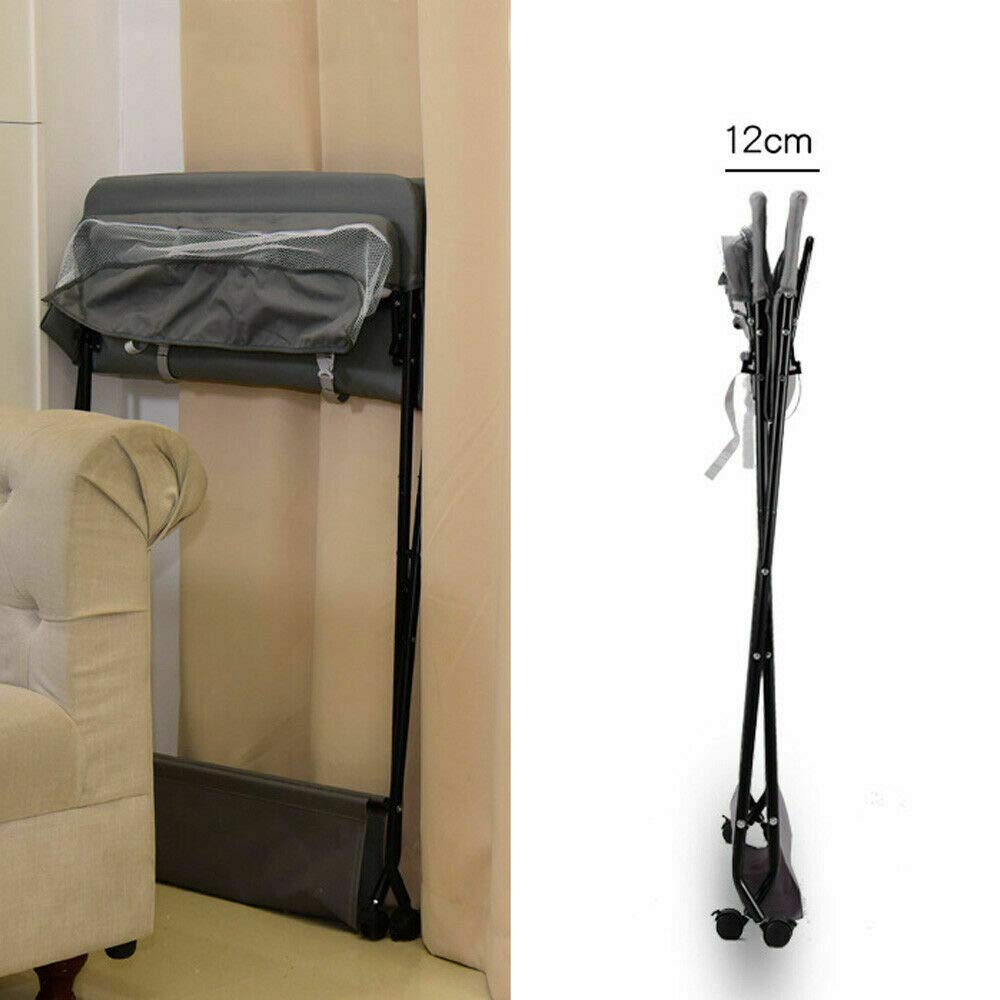 Klappbare Wickelkommode höhenverstellbar Klappwickeltisch mit/ohne Rollen, Mobile Wickeltisch mit Wi