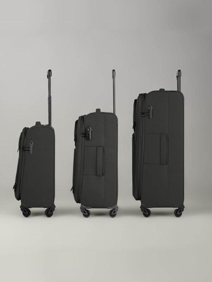 SMARTBOX Weichgepäck Koffer-Set 3-teilig für Damen & Herren | leichte & stabile Reise-Trolleys, hoch