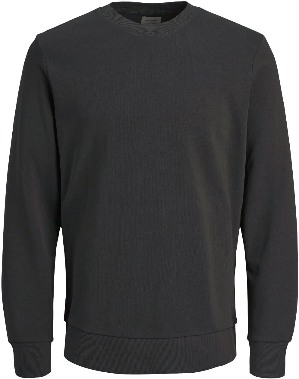 JACK &amp; JONES Male Sweatshirt Klassisches L Grau (Raven/Reg Fit), L Grau (Raven/Reg Fit)