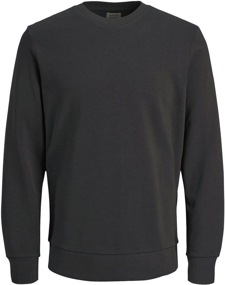 JACK &amp; JONES Male Sweatshirt Klassisches L Grau (Raven/Reg Fit), L Grau (Raven/Reg Fit)