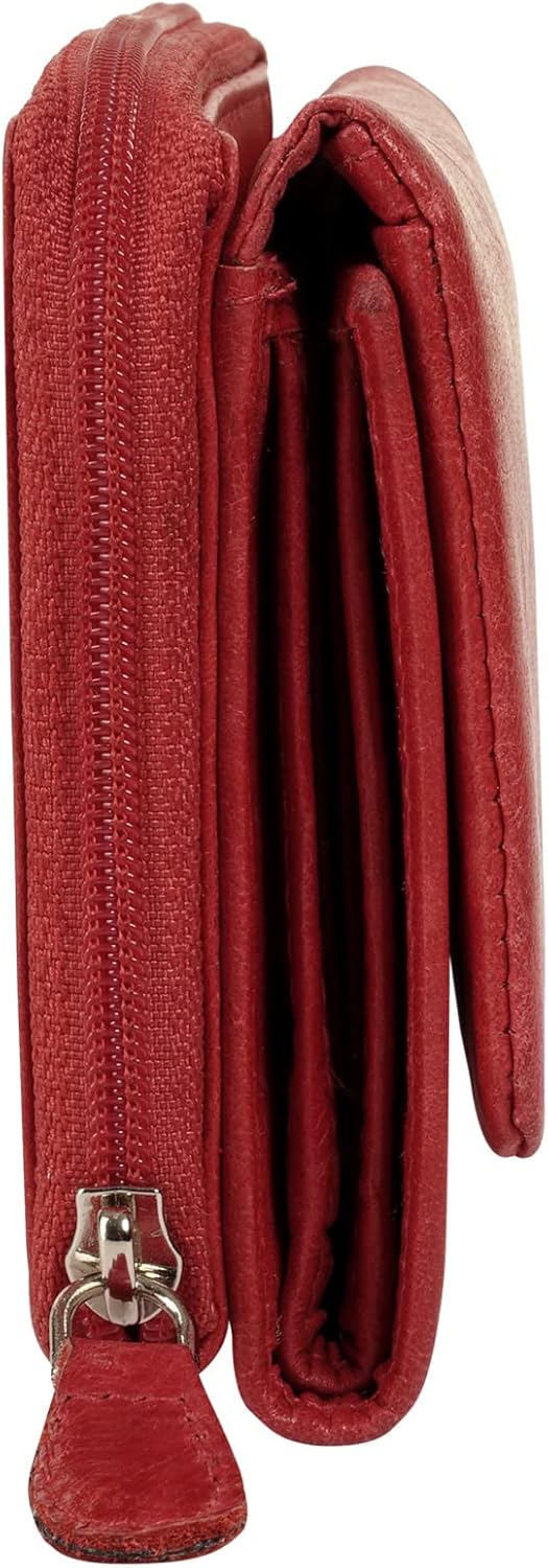 bruno banani Geldbörse Echt Leder rot Damen - 021753, Rot