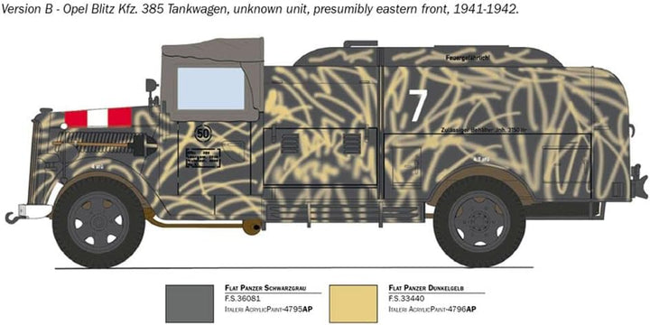 Italeri 2808S 1:48 Sd.Kfz.385 Tankwagen Bat.o.Brit, Modellbau, Bausatz, Standmodellbau, Basteln, Hob