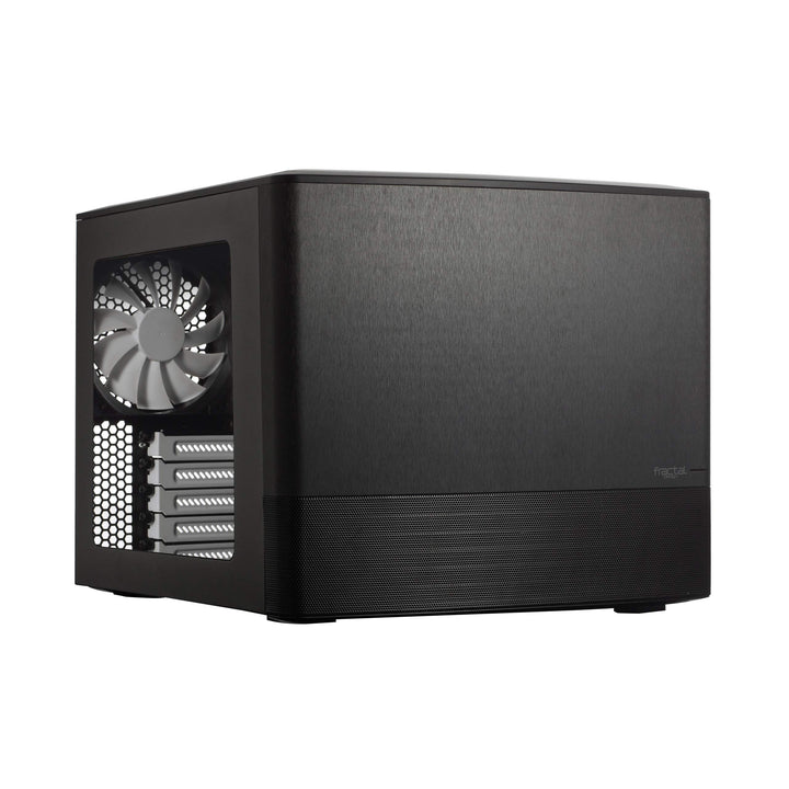 Fractal Design Node 804 - Black - Compact Computer Case - mATX - High Airflow - Modular Interior - 3