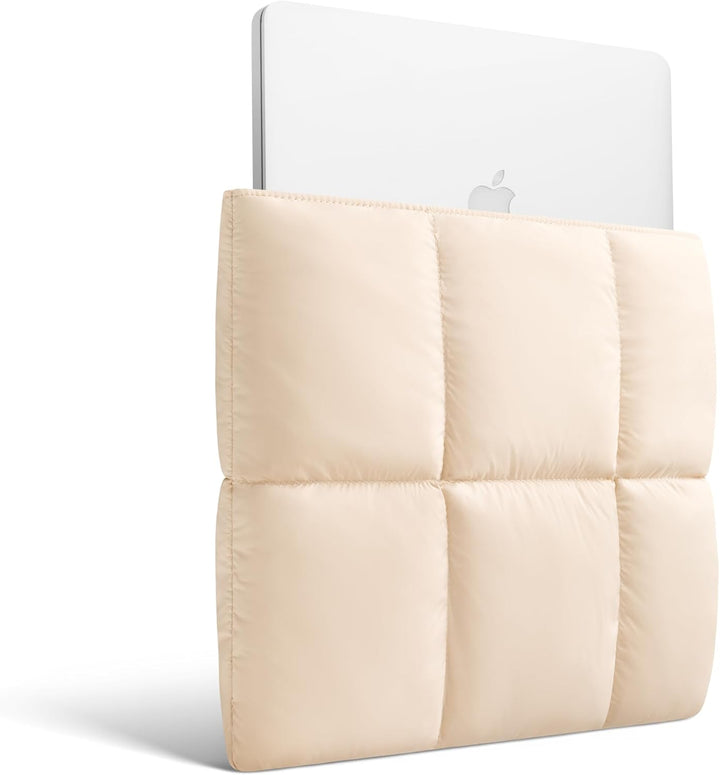 Comfyable Puffy Laptophülle, 33 cm (14 Zoll), gesteppte Puffer-Laptop-Tragetasche, Kissenhülle, komp