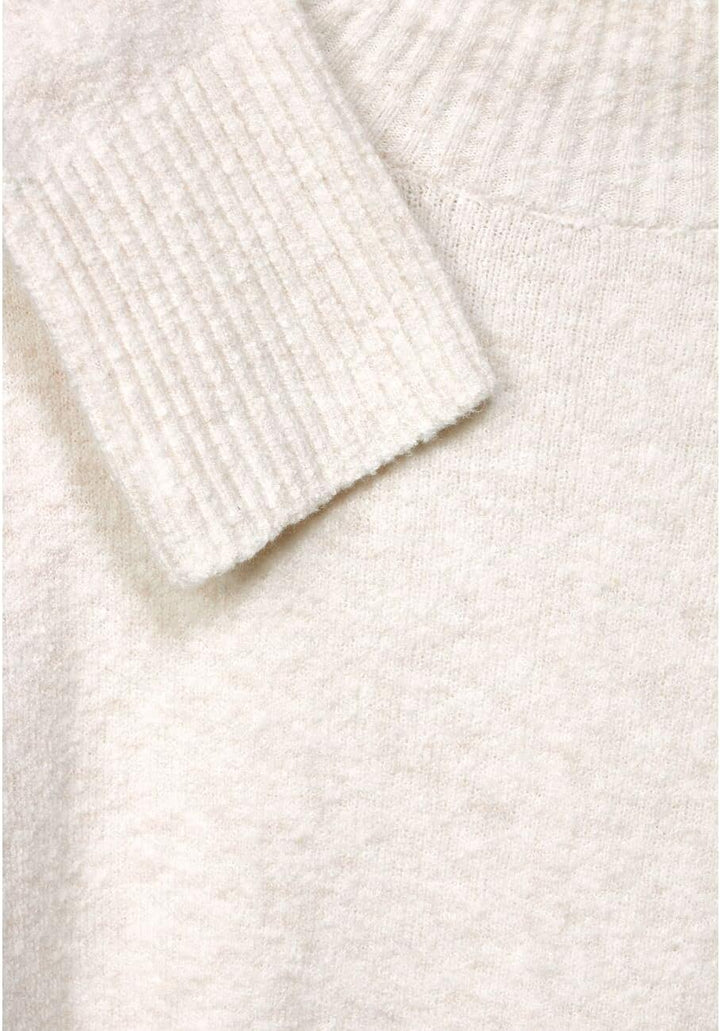 Street One Damen A302267 Strickpullover (1er Pack) 40 Lucid White Melange, 40 Lucid White Melange