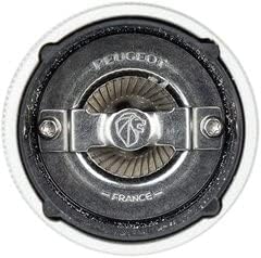 PEUGEOT - Salzmühle Line 18 cm + Steinsalz - Klassische Mahlgradeinstellung - Aluminium und recycelt