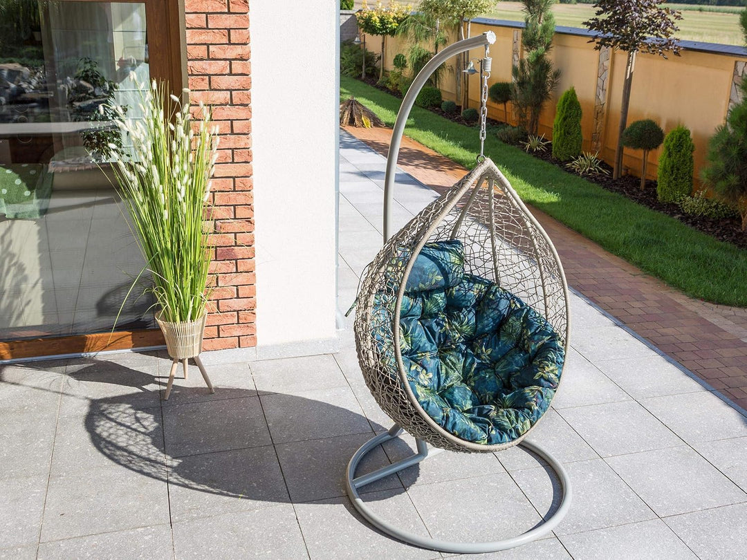 PillowPrim Hängesessel Kissen, Auflage für Polyrattan/Rattan Hängeschaukel, Polster, Hängekorb, Scha