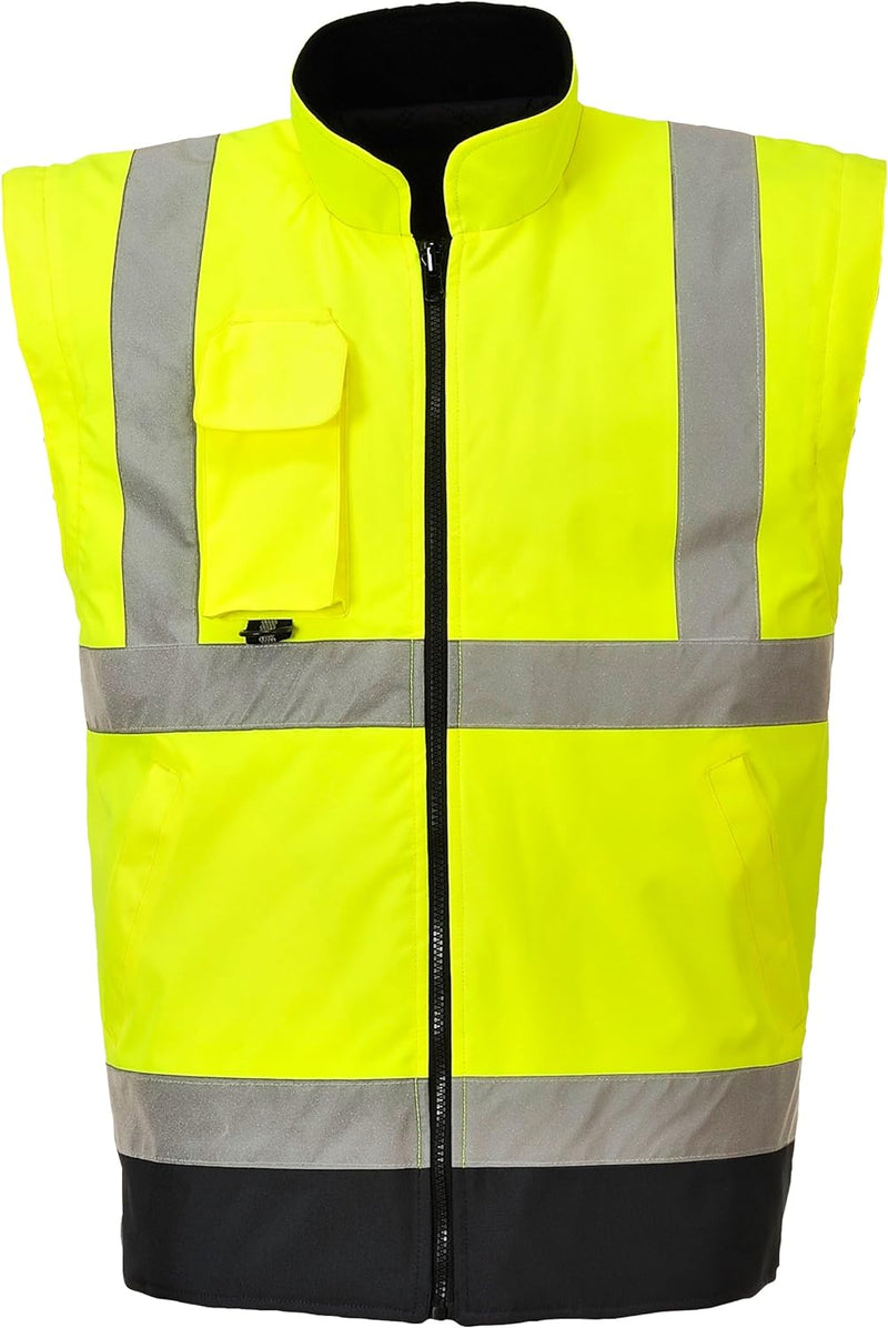 Hi-Vis 7in1 Contrast Jacket - Color: YeNa - Talla: Small S Gelb, S Gelb