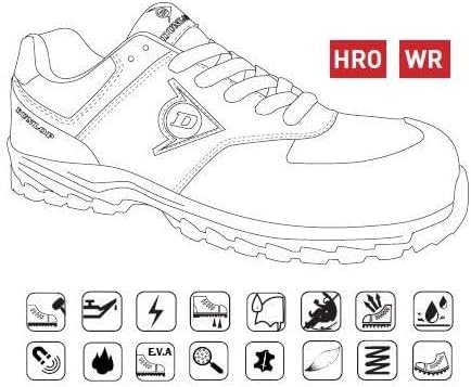 DUNLOP Männer Flying ArrowDunlop ARRO06440 Flying Arrow Halbschuh Sicherheitssneaker S3, 44, Grau 42