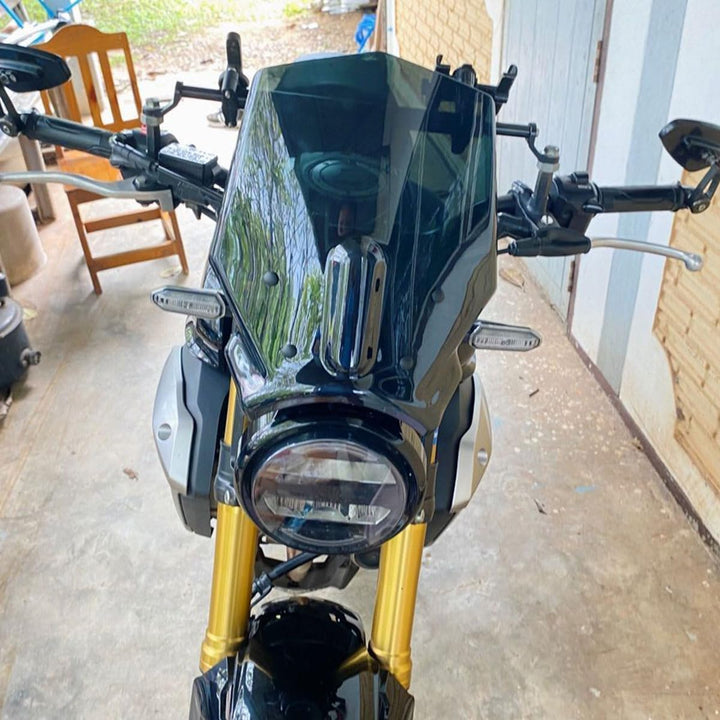 Midimttop für Ho-n-da CB125R CB300R CB 125R CB 300R 2020 2021 2022 2023 Doppel Blase Windschutz Sche