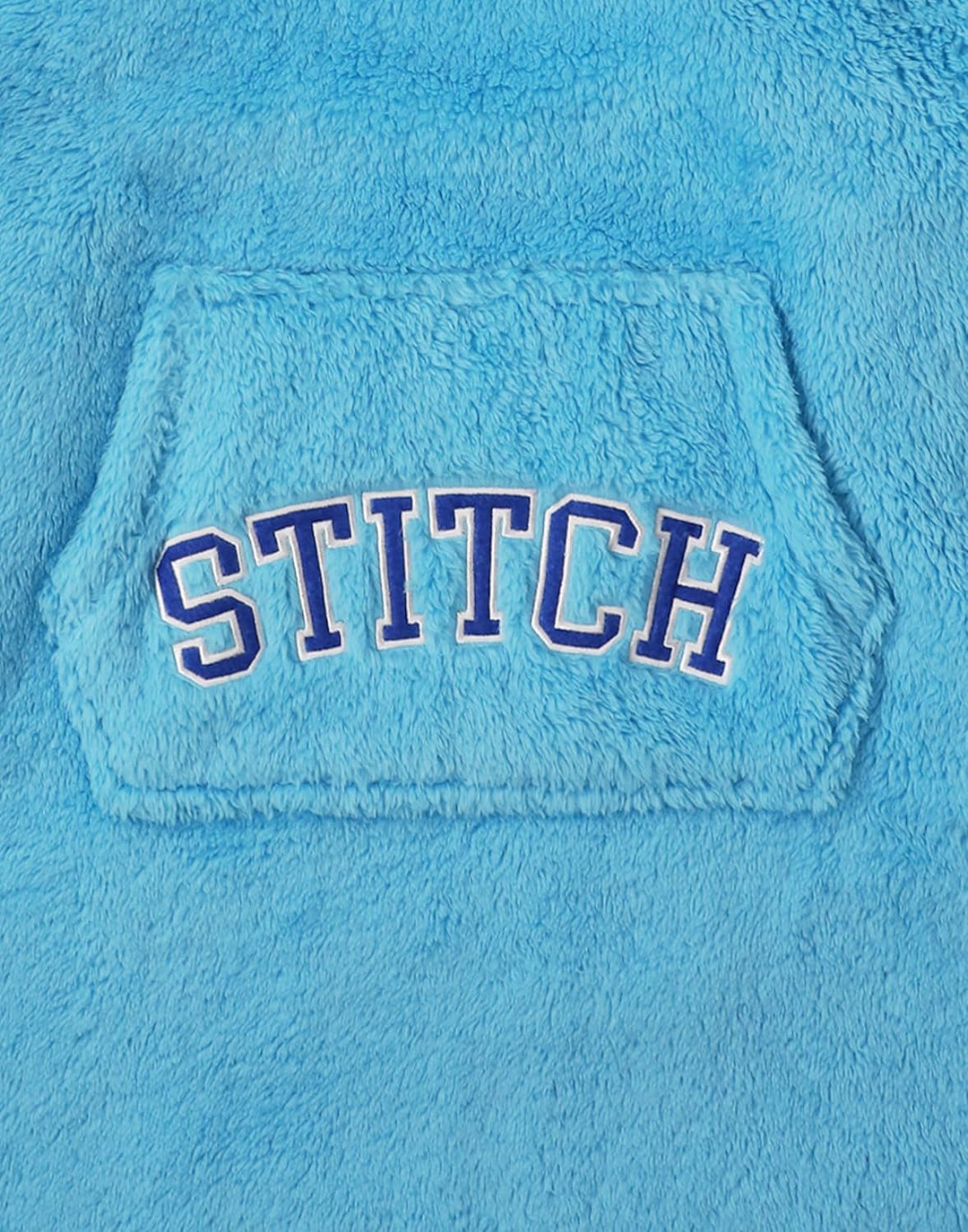 Disney Lilo & Stitch Optionen für tragbare Decken-Hoodies für Damen von Stitch Einheitsgrösse Blau,