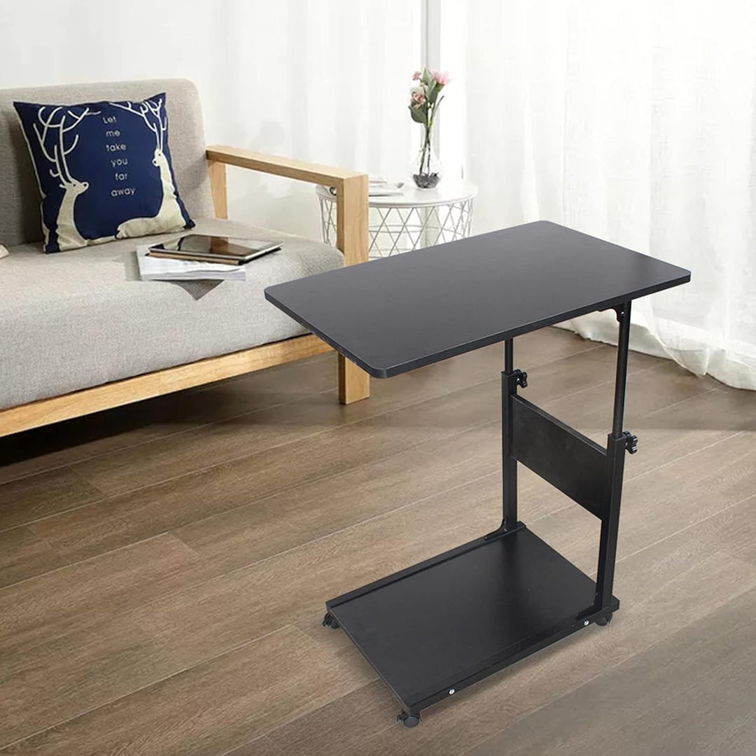 Beistelltisch Tisch mit Rollen Betttisch Höhenverstellbar 55-80 cm Schreibtisch Computertisch Sofati
