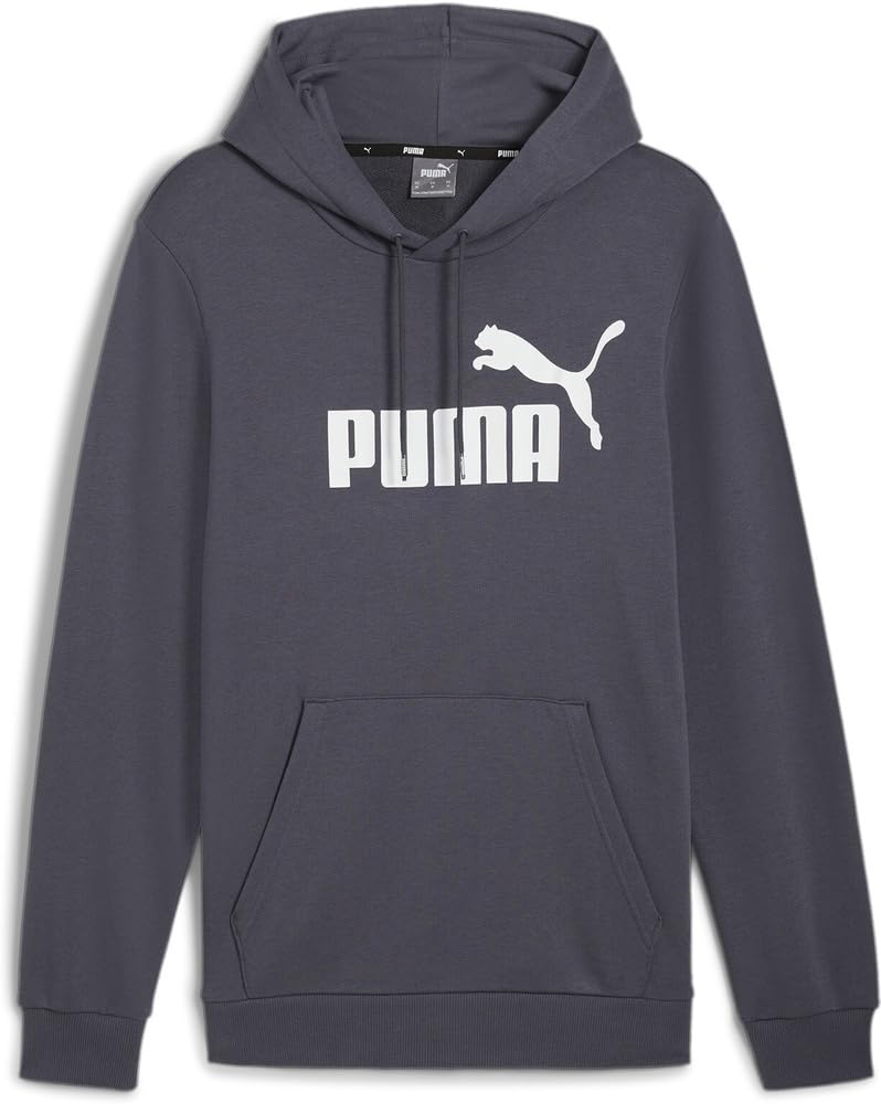 PUMA Damen Essentials Logo FL Hoodie S Galaktisches Grau, S Galaktisches Grau