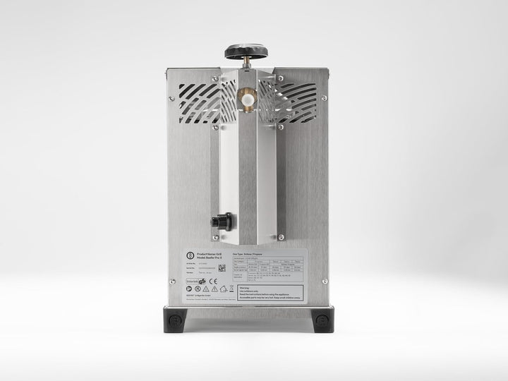 Beefer Pro II – Original Oberhitzegrill | 800 °C Keramikbrenner | Neue Brenner-Generation | Einhand-