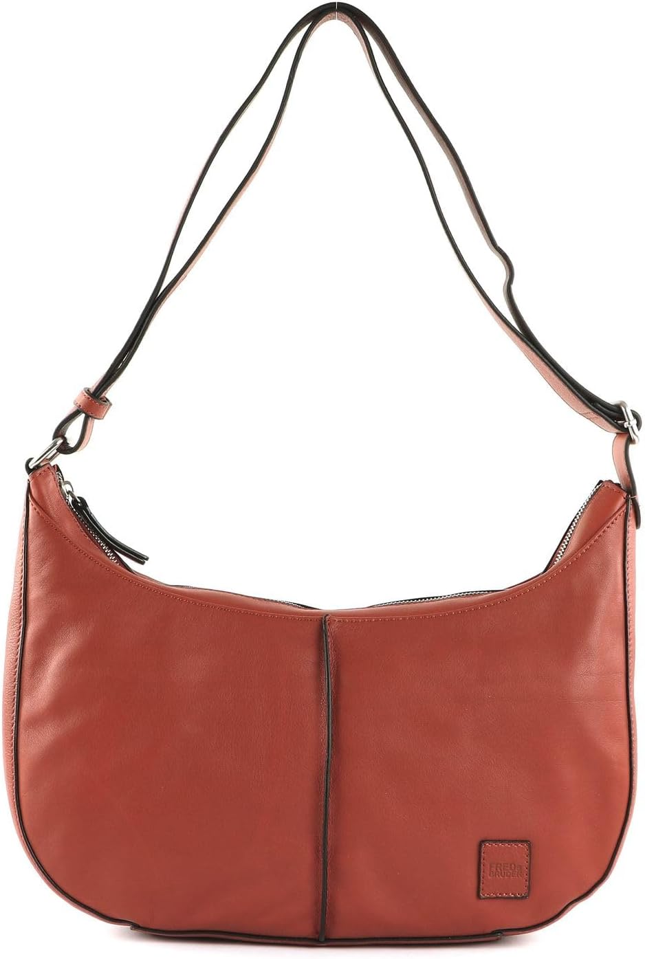 FREDsBRUDER FB Schultertasche Leder 37 cm Brick, Brick
