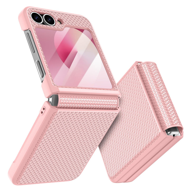 Doeshine für Samsung Galaxy Flip 6/Z Flip 7 FE Hülle [Not for Flip 7] mit Scharnierschutz & Displays