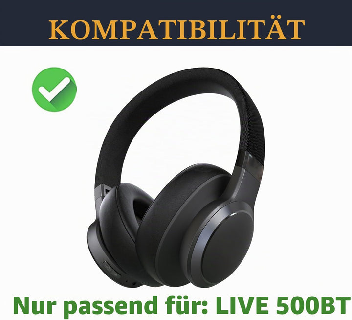 SOULWIT Kühlgel Ersatzpolster Ersatz Ohrpolster für JBL Live 500BT/Live 500 BT Over-Ear Wireless Kop
