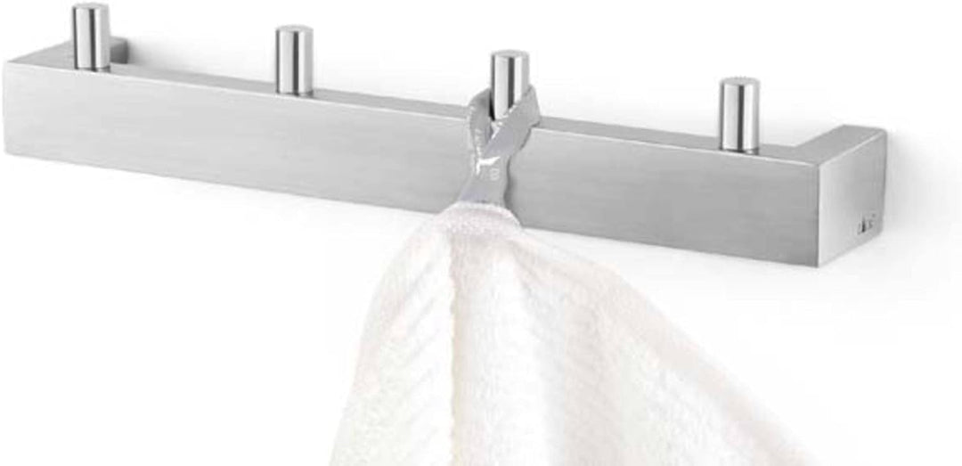 ZACK 40389 "LINEA" Handtuchhakenleiste, Edelstahl matt, 4 Haken