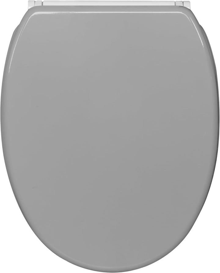 Sanilo WC Sitz mit Absenkautomatik & Schnellverschluss, Toilettendeckel per Knopfdruck abnehmbar, ei
