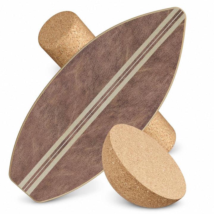 3in1 Balance Board Erwachsene,Holz Balance Board Set Mit Korkrolle,Kork Halbkugel,Balance-Trainer mi