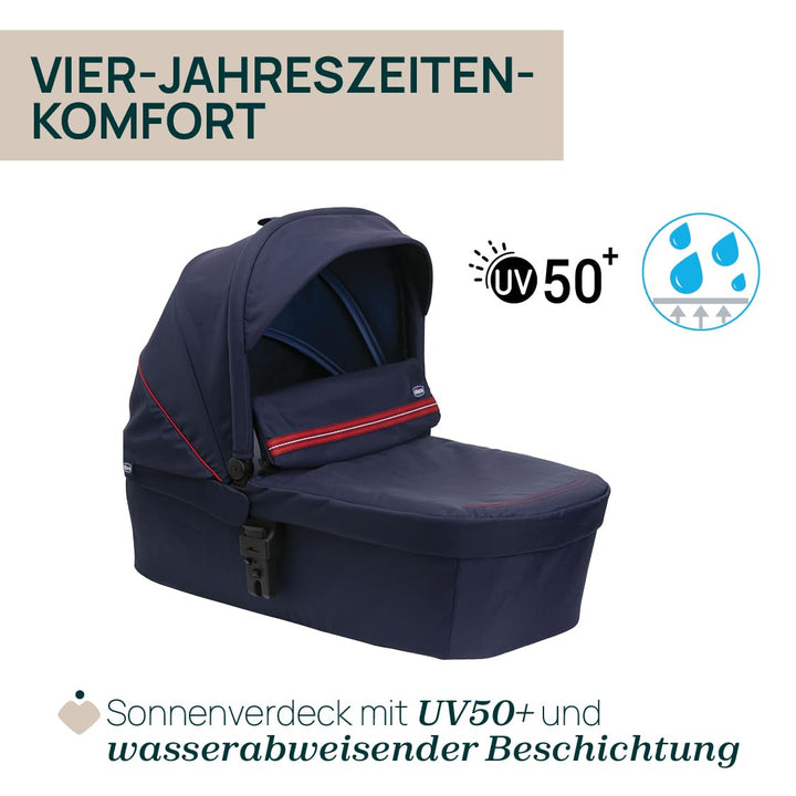 Chicco Seety Tragewanne, geräumig und gepolstert für den Kinderwagen Seety, ohne Adapter zu befestig