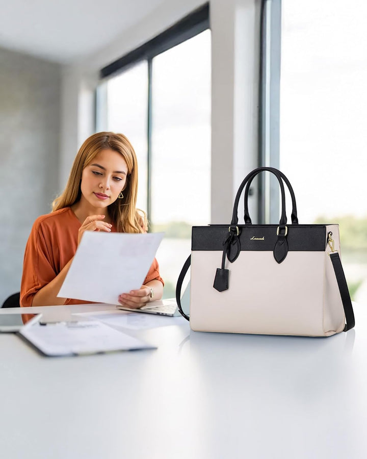 LOVEVOOK Laptoptasche Damen, 15,6 Zoll Handtasche Arbeitstasche Lehrertasche Gross, Wasserdicht Shop