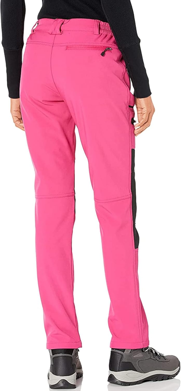 BenBoy Damen Wanderhose Wasserdicht Softshellhose Outdoorhose Winddicht Warm Gefüttert Winter Skihos