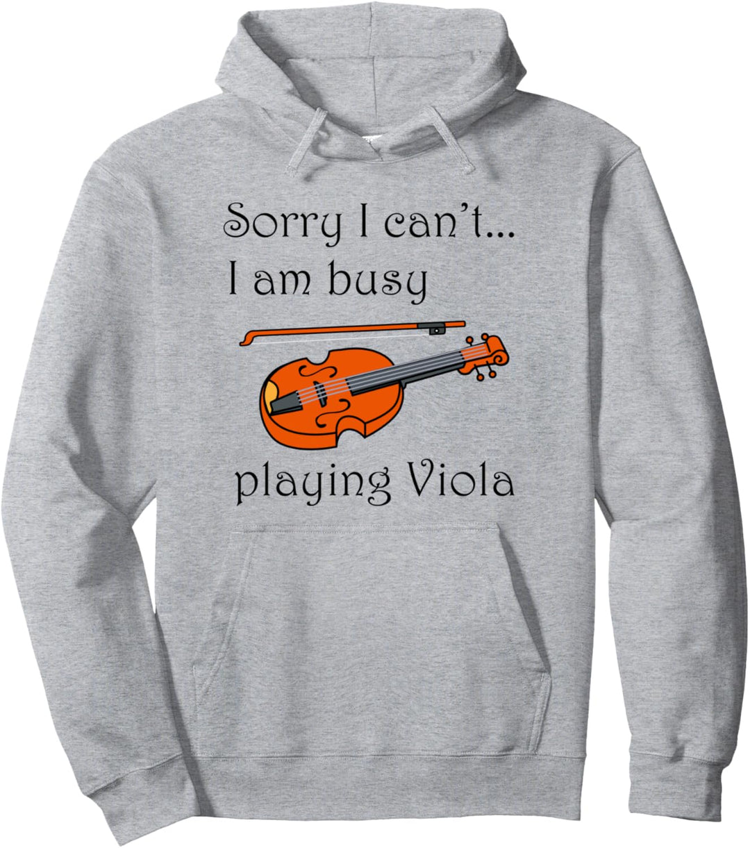 Orchester Musikinstrument Bratscher Bratsche Spieler Pullover Hoodie