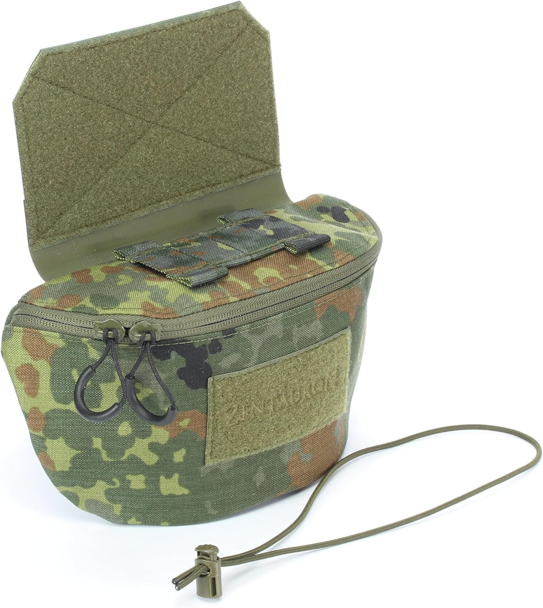 Zentauron Drop Down Pouch für Plattenträger Schutzwesten mit Fach für Weichballistik Zubehör Tasche