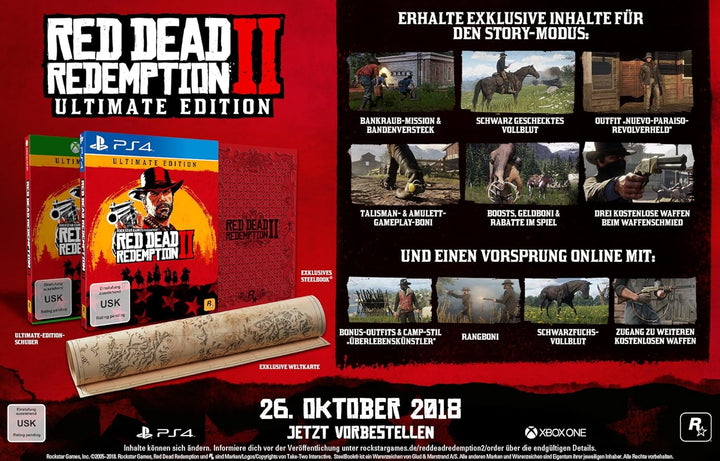 Red Dead Redemption 2 Ultimate Edition [PlayStation 4] Disk PlayStation 4 Ultimate, PlayStation 4 Ul