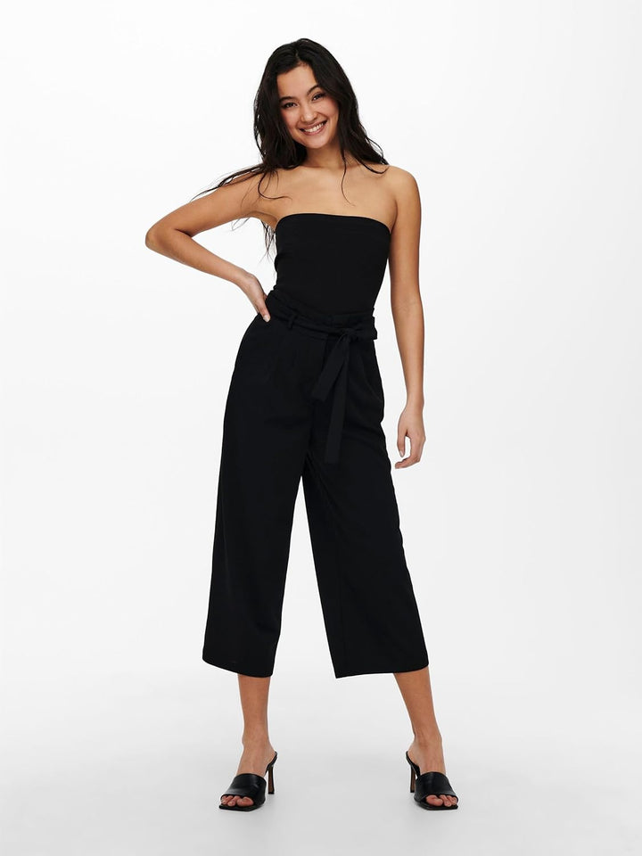 JdY Damen Jdytanja Culotte Pant JRS Noos Stoffhose M Schwarz, M Schwarz